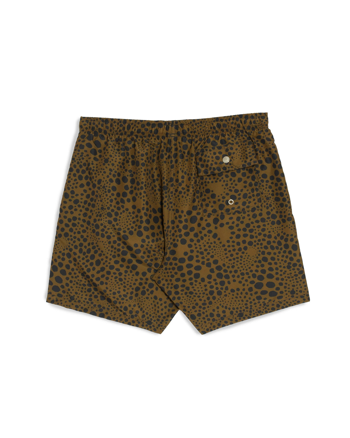 Bather Croc Speckle Swim Trunk Brown
