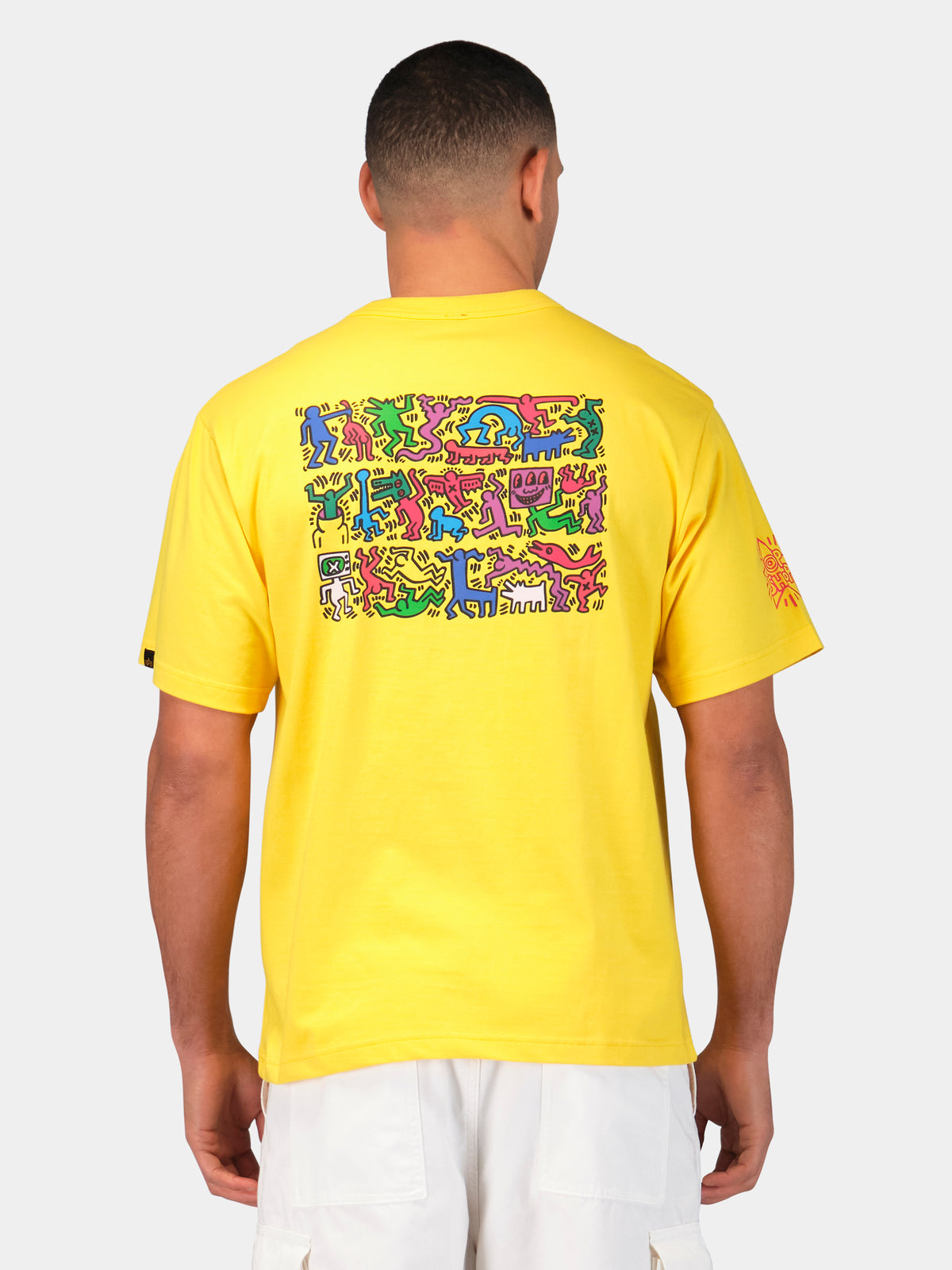 Keith Haring X Alpha Graphic Tee "Heart Man"