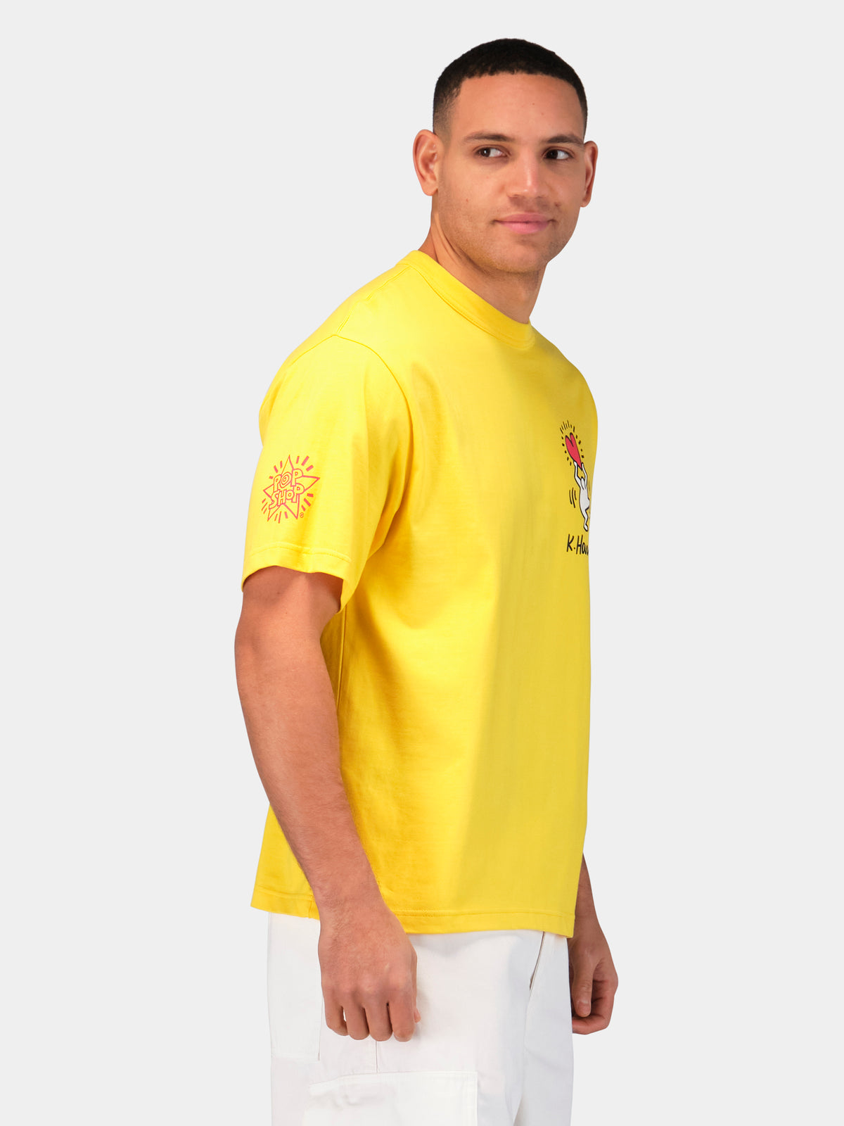 Keith Haring X Alpha Graphic Tee "Heart Man"
