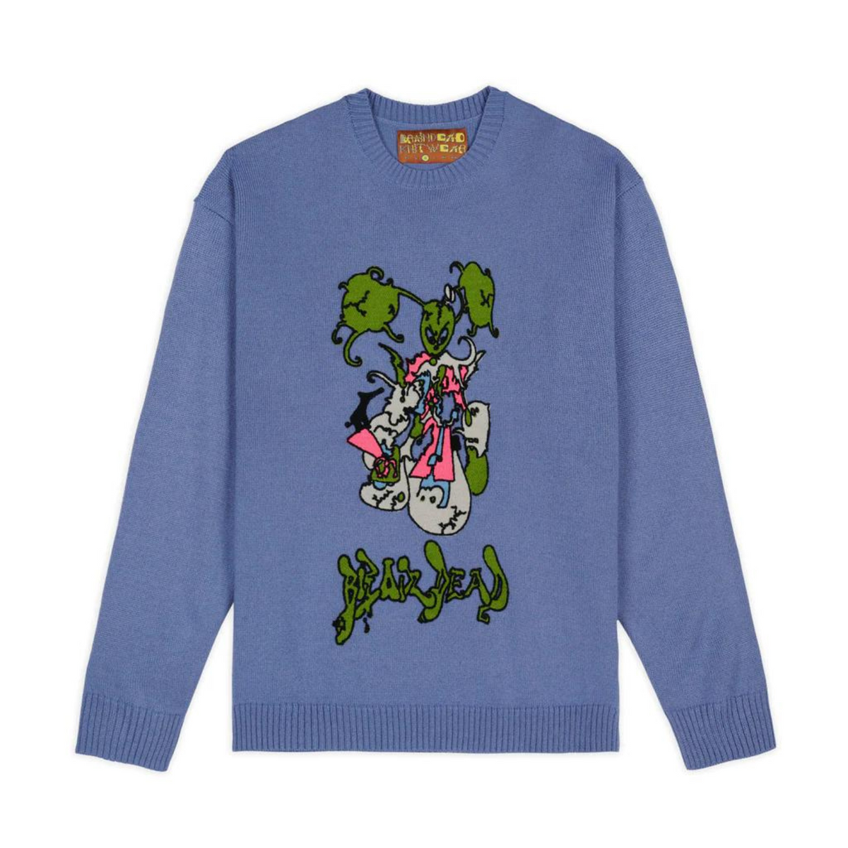 CYBER BUNNY SWEATER - BLUE I BRAINDEAD - Momentum Clothing