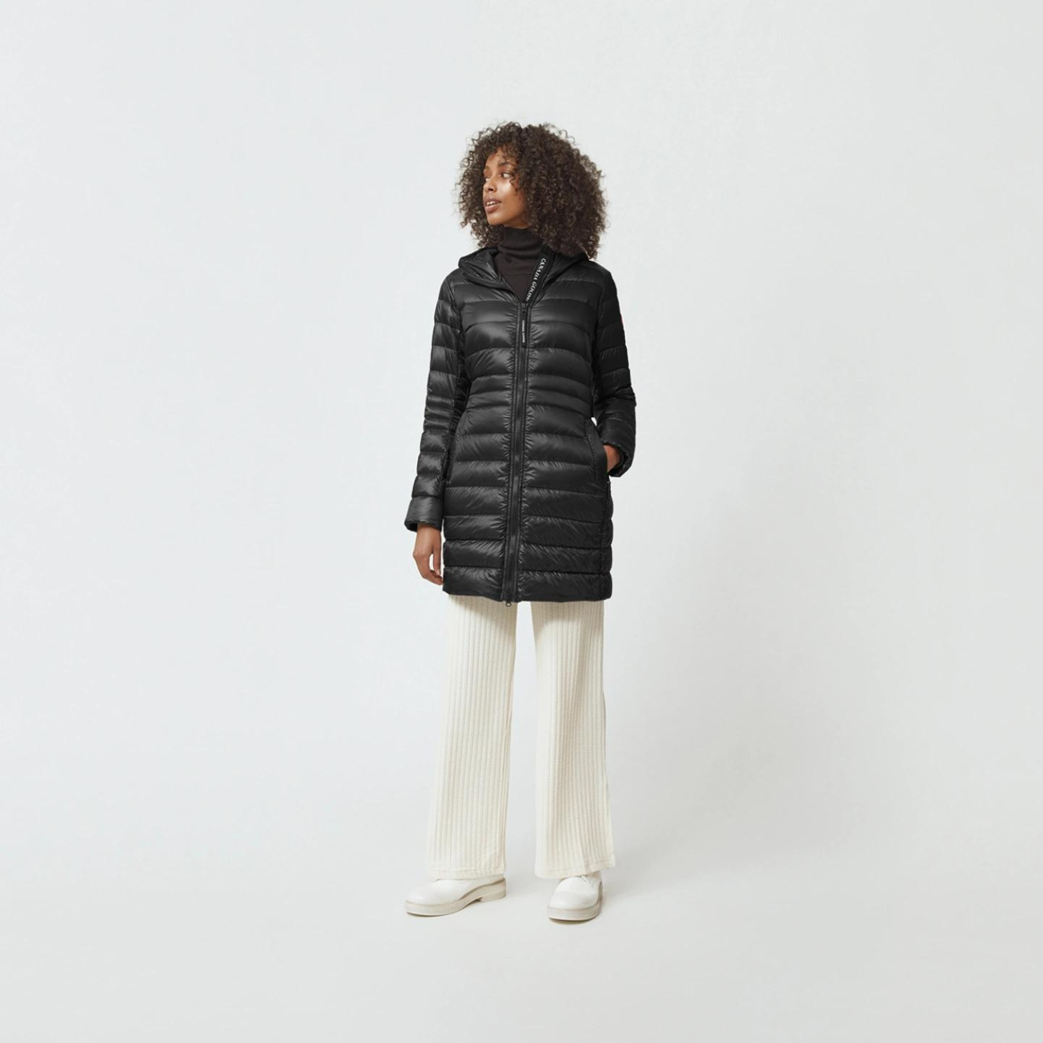 CYPRESS HOODED DOWN JACKET - BLACK