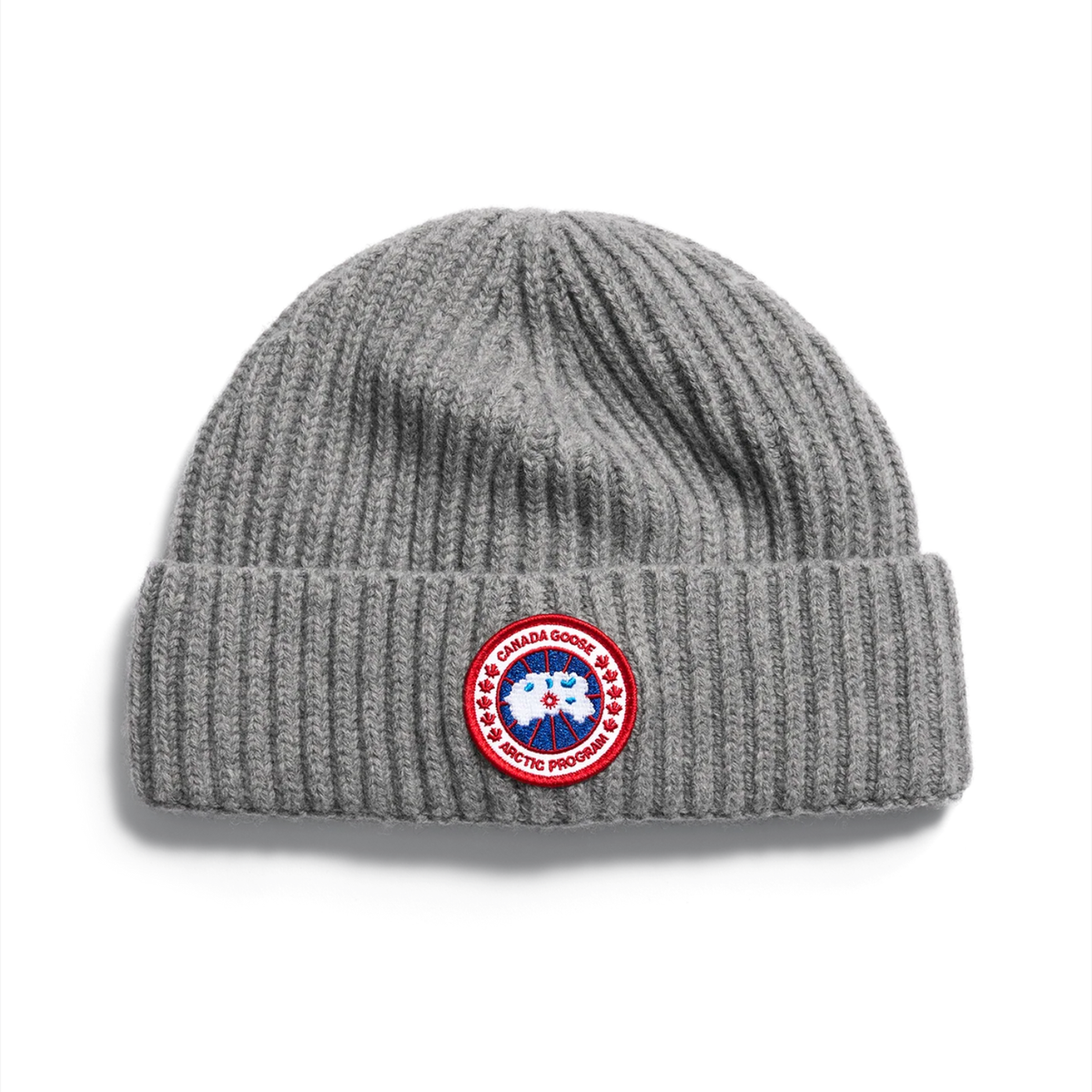 Canada Goose Cashmere Blend Rib Toque Stone Heather