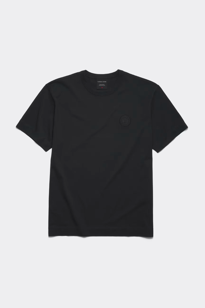 Canada Goose Gladstone T-Shirt Embroidered Disc Black