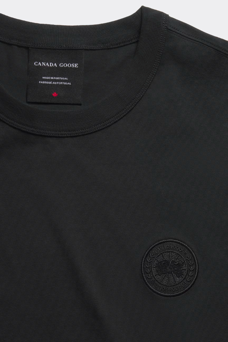 Canada Goose Gladstone T-Shirt Embroidered Disc Black