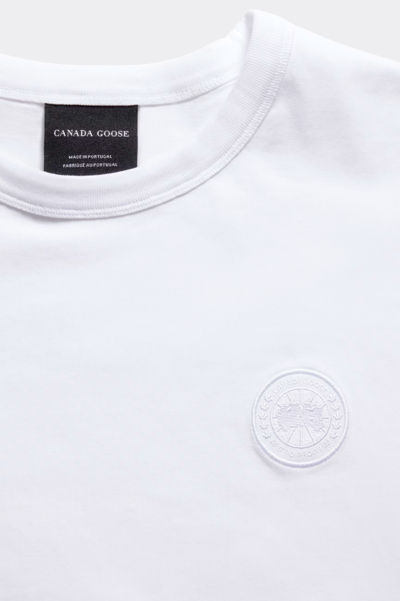Tシャツ・カットソー [ ] Gladstone T-Shirt Embroidered Disc Canada Goose Gladstone T-Shirt Embroidered Disc White I