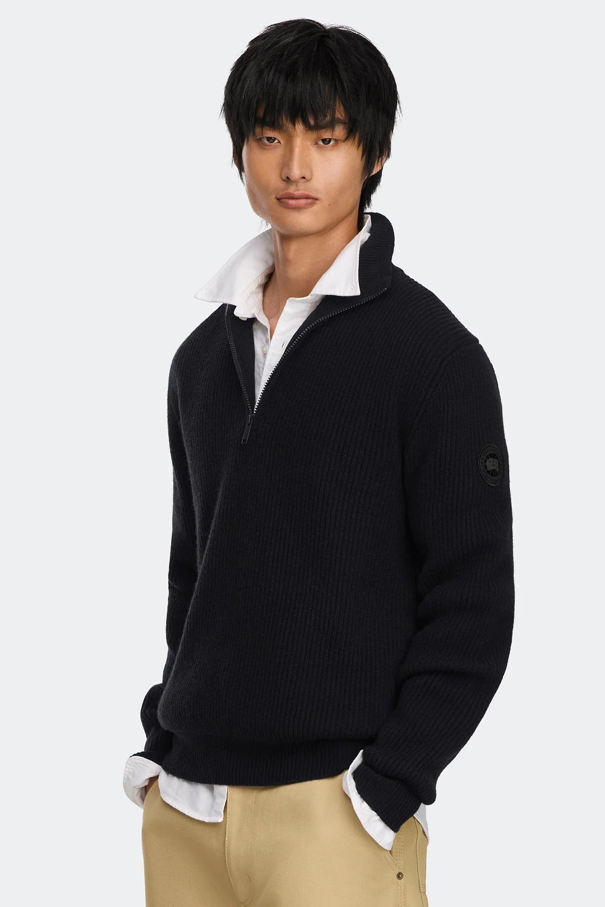 Canada Goose Mckinney 1/4 Zip Knit Black