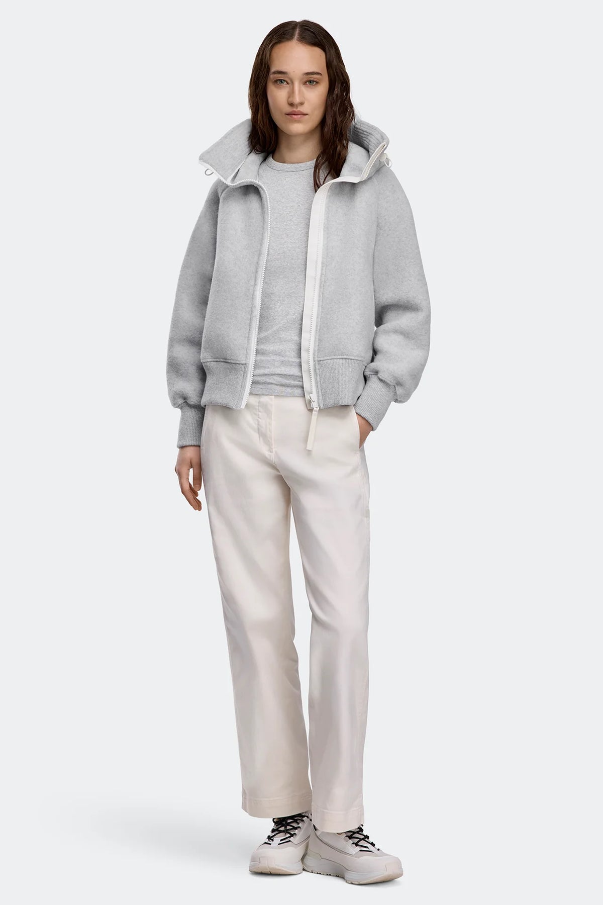 Canada Goose W Chilliwack Fleece Bomber Silverbirch Heather