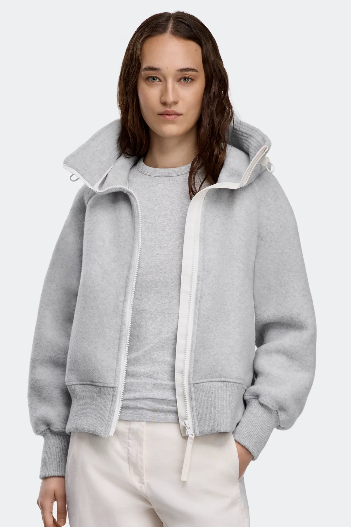 Canada Goose W Chilliwack Fleece Bomber Silverbirch Heather