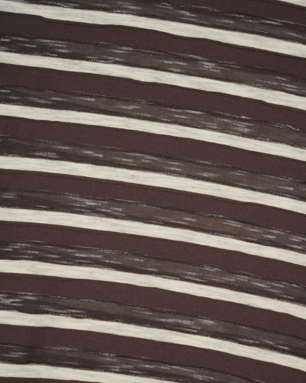 Braindead Casey Striped Tee Brown