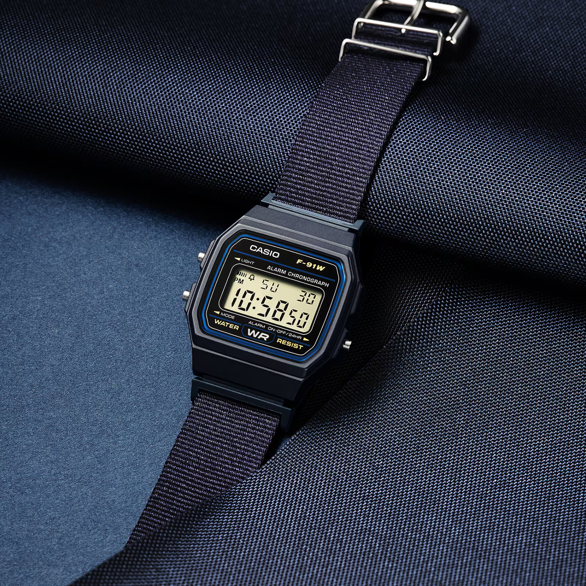 Casio F-91WF-2A Watch - Blue