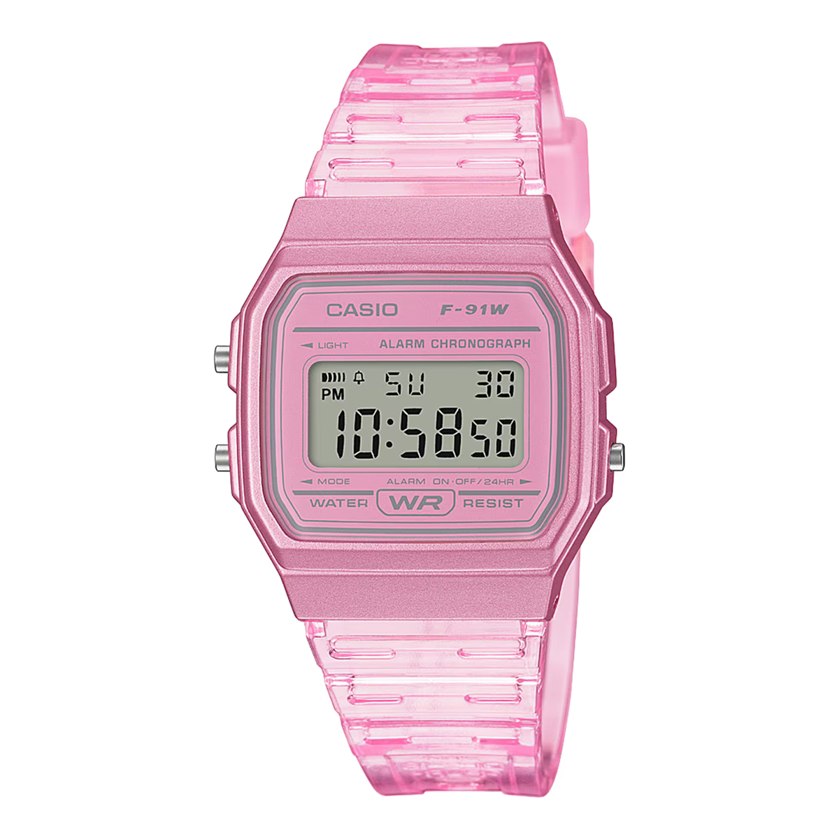 Casio POP F-91WS-4 Watch - Pink