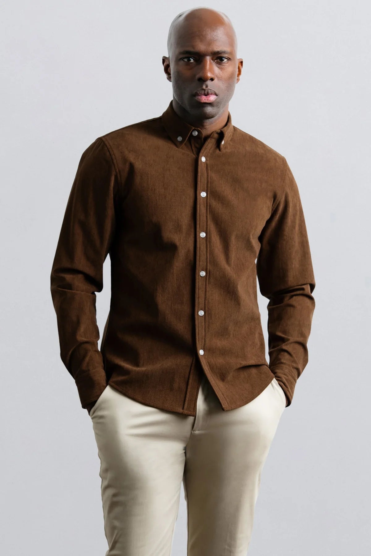 Champlain Cord Shirt Brown