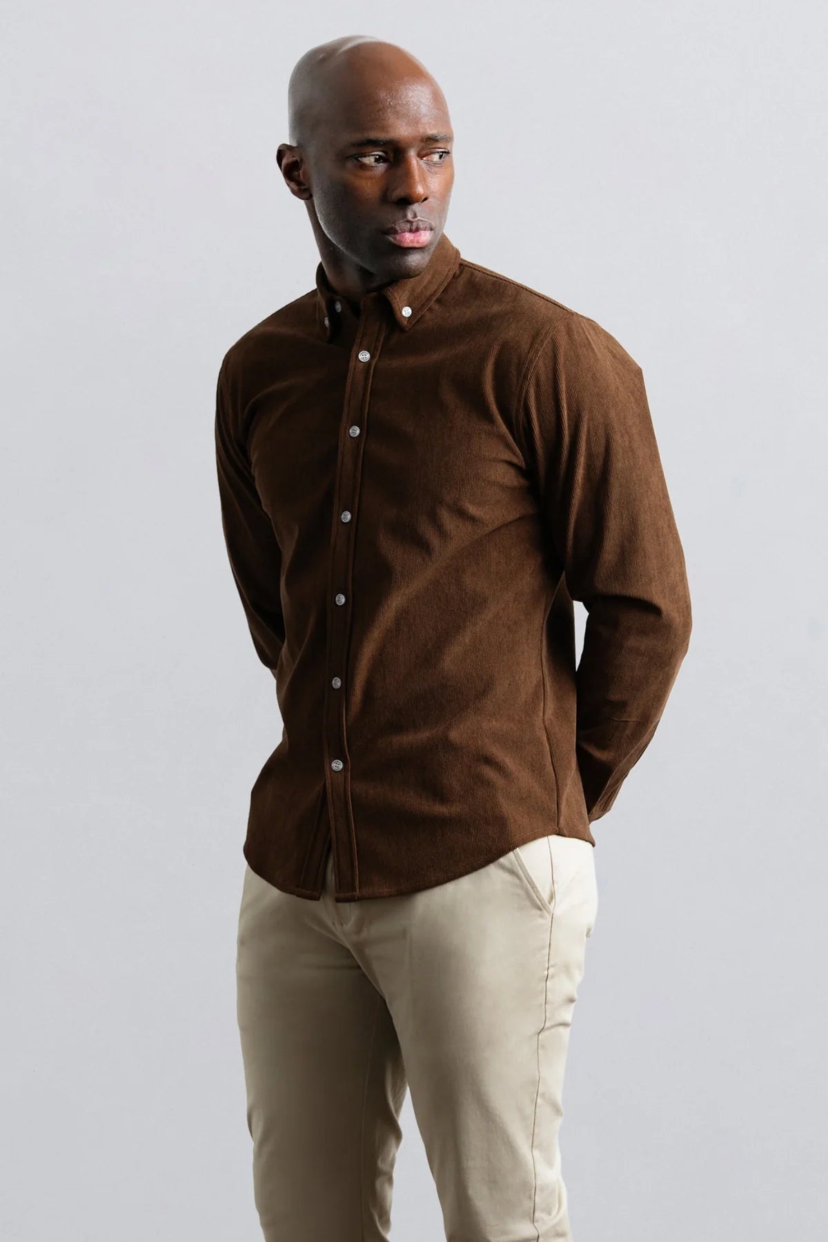 Champlain Cord Shirt Brown