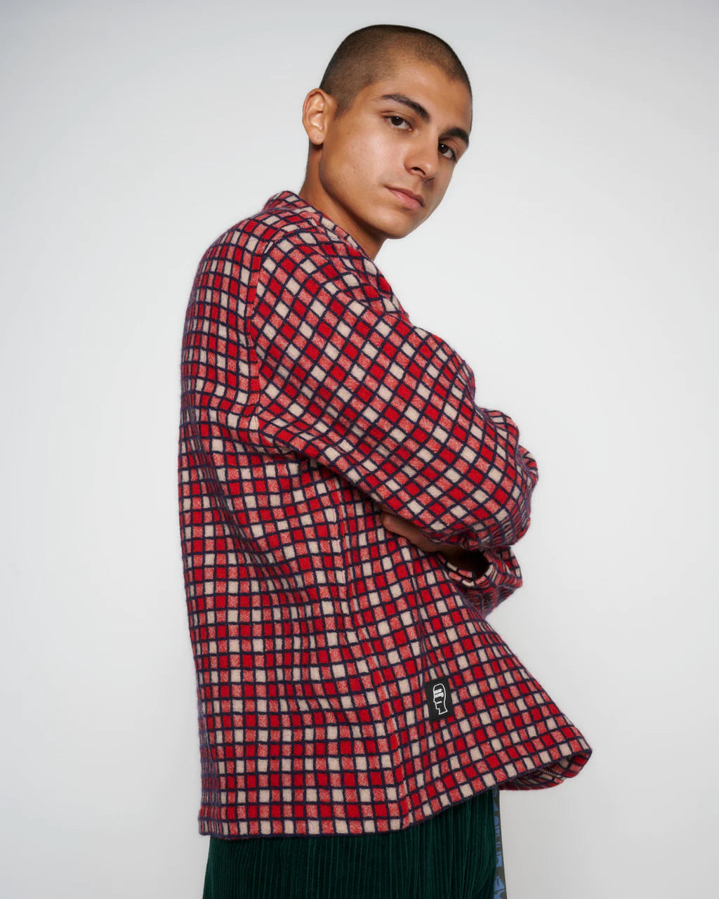 トップス brain dead CHECK MATE FLANNEL ZIP SHIRT Brain Dead Check Mate Flannel Zip Shirt - Brown – Goodhood