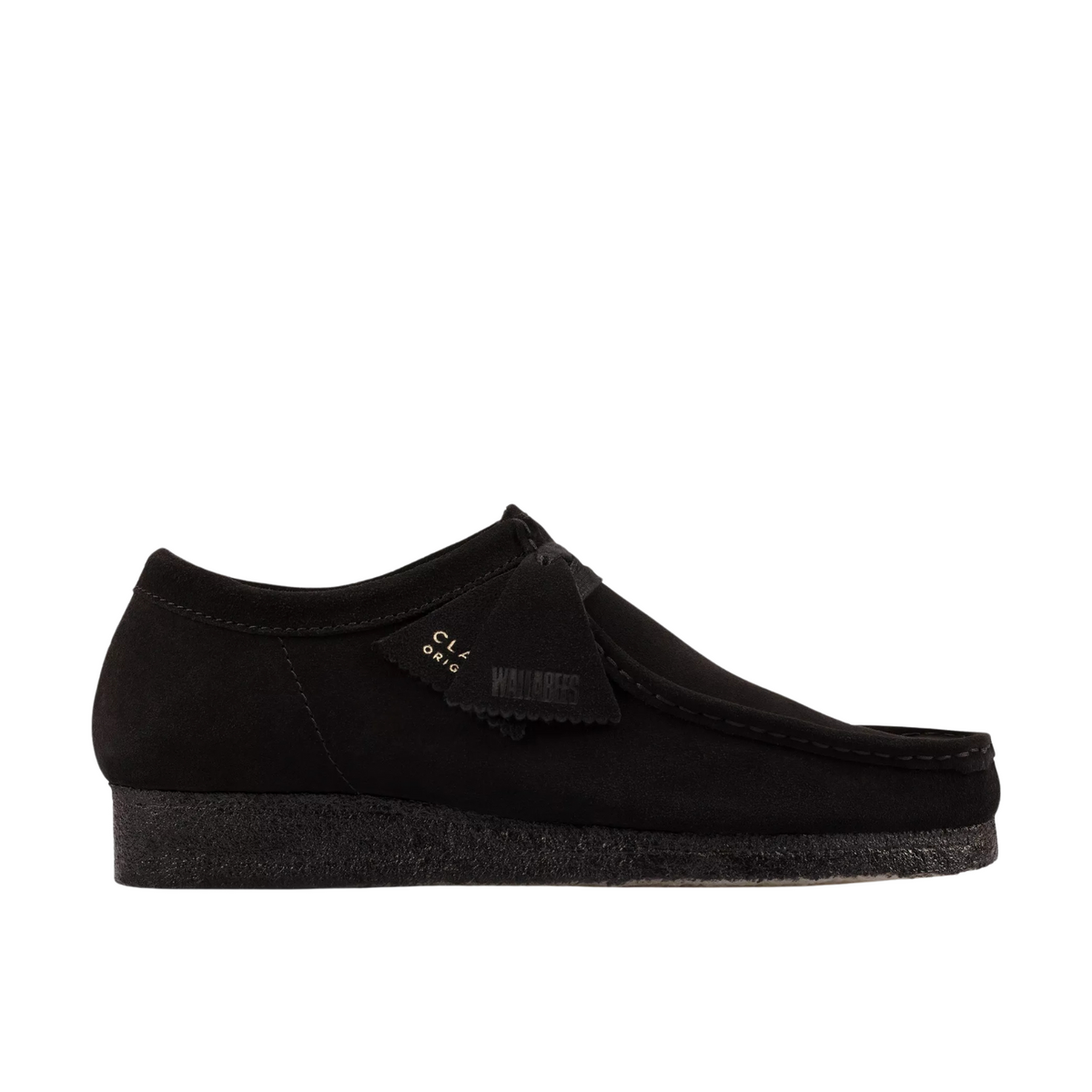 Clarks Wallabee Black Suede