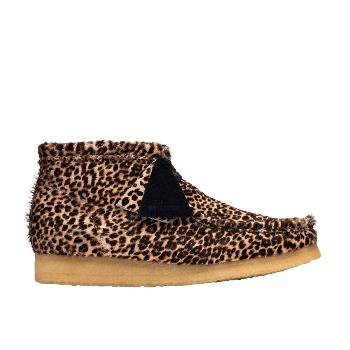 Clarks Wallabee Boot Leopard Print