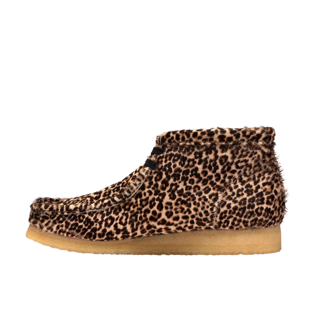 Clarks Wallabee Boot Leopard Print