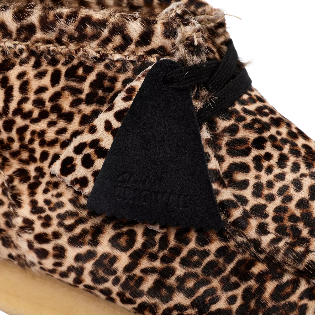 Clarks Wallabee Boot Leopard Print