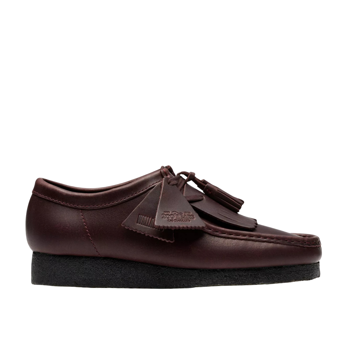 Clarks Wallabee Purple Grape Leather 