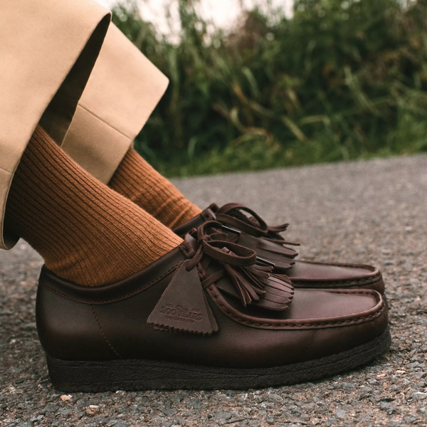 Clarks Wallabee Purple Grape Leather I Momentum - Momentum Clothing Clarks Wallabee Purple Grape Leather I Momentum - Momentum Clothing