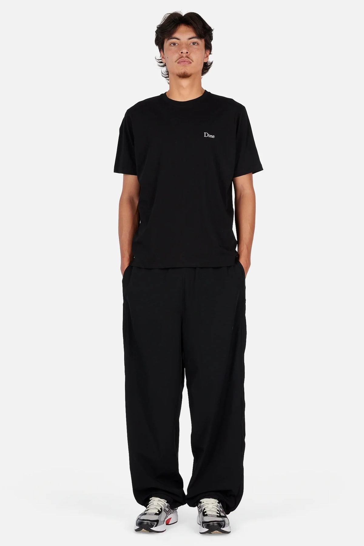 Dime Classic Small Logo T-Shirt Black