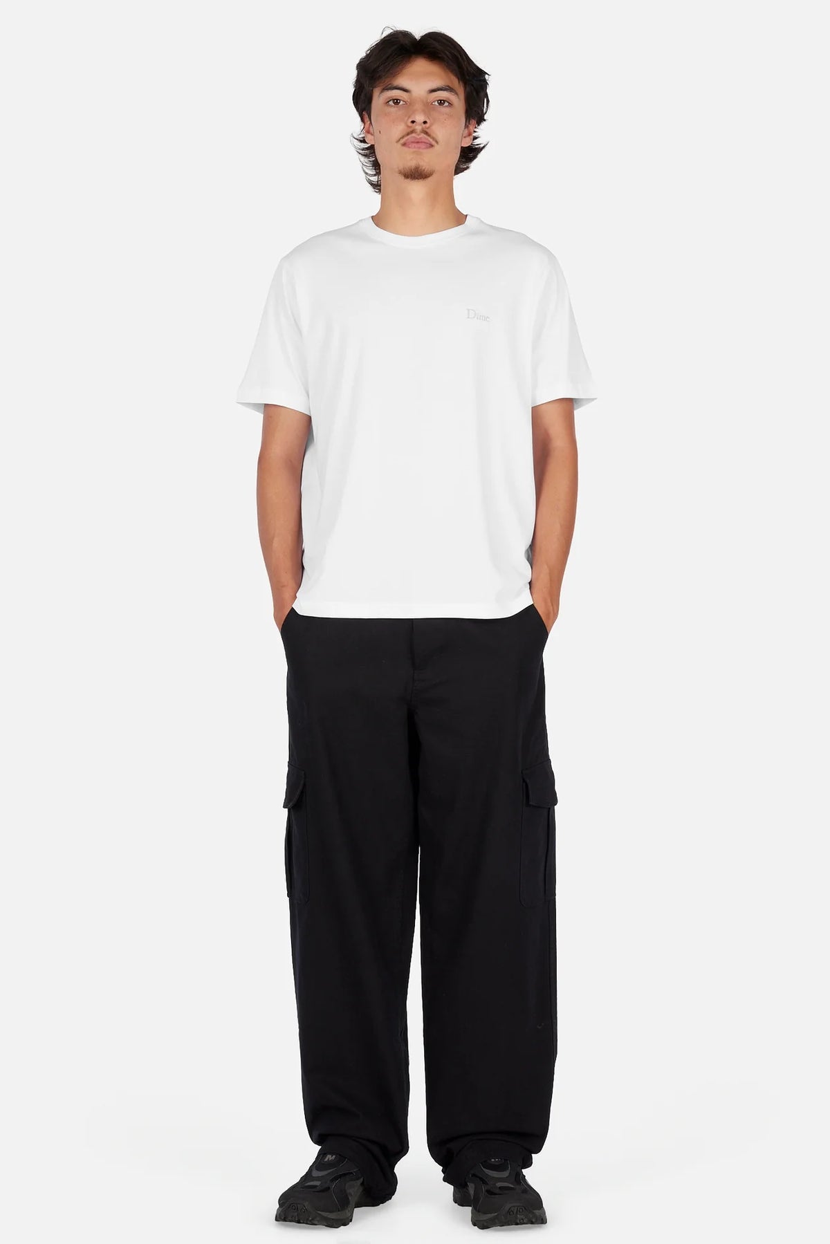 Dime Classic Small Logo T-Shirt White