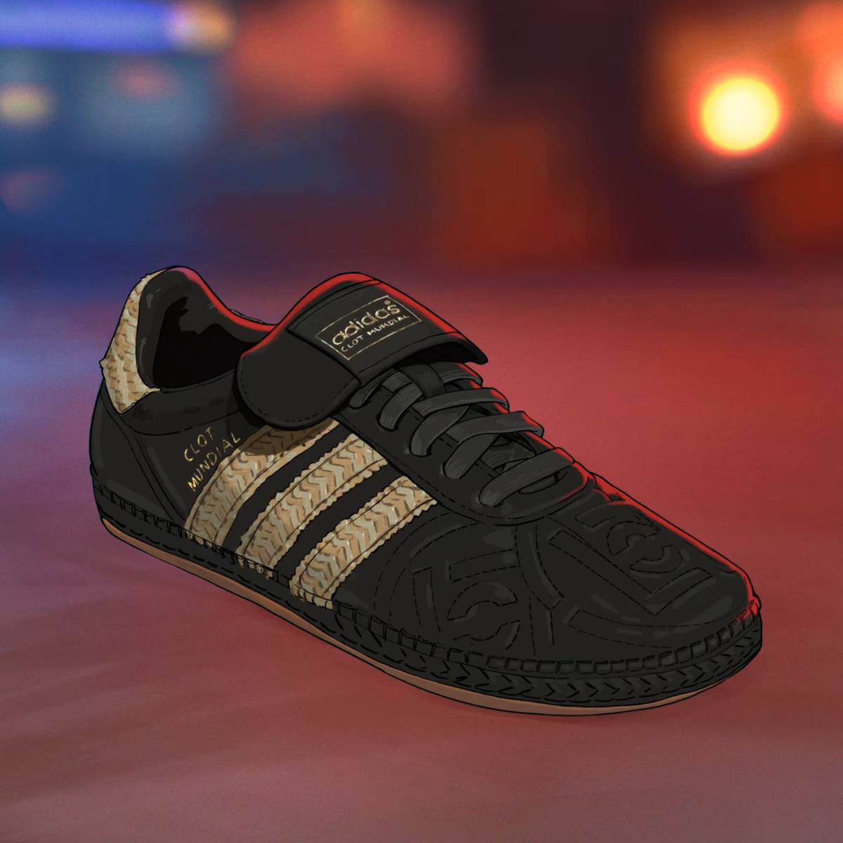 Clot Mundial by Edison Chen Trainers Core Black/Hemp