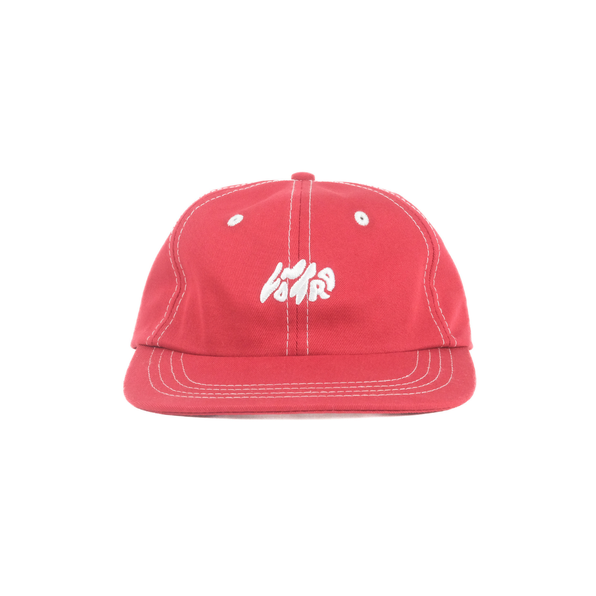 Contra 6-Panel Hat Red