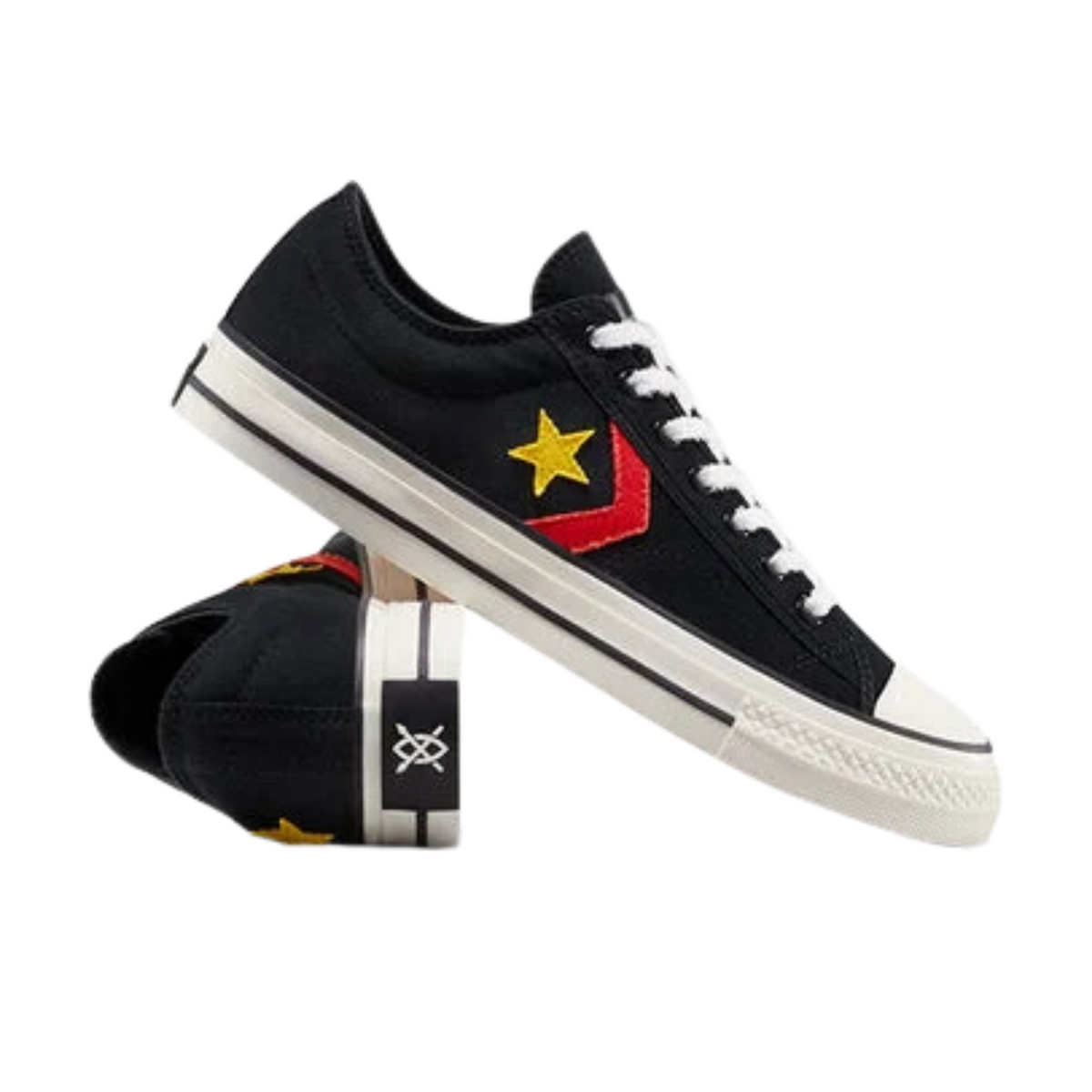 Converse x Daily Paper Star Player 76 OX - Black/Fern Green
