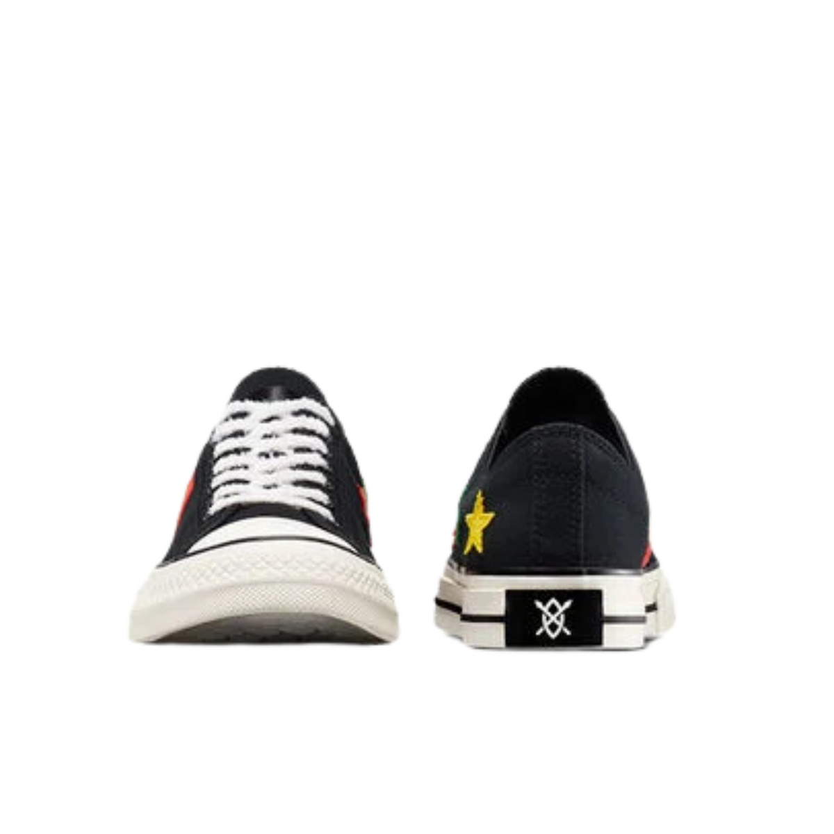 Converse x Daily Paper Star Player 76 OX - Black/Fern Green