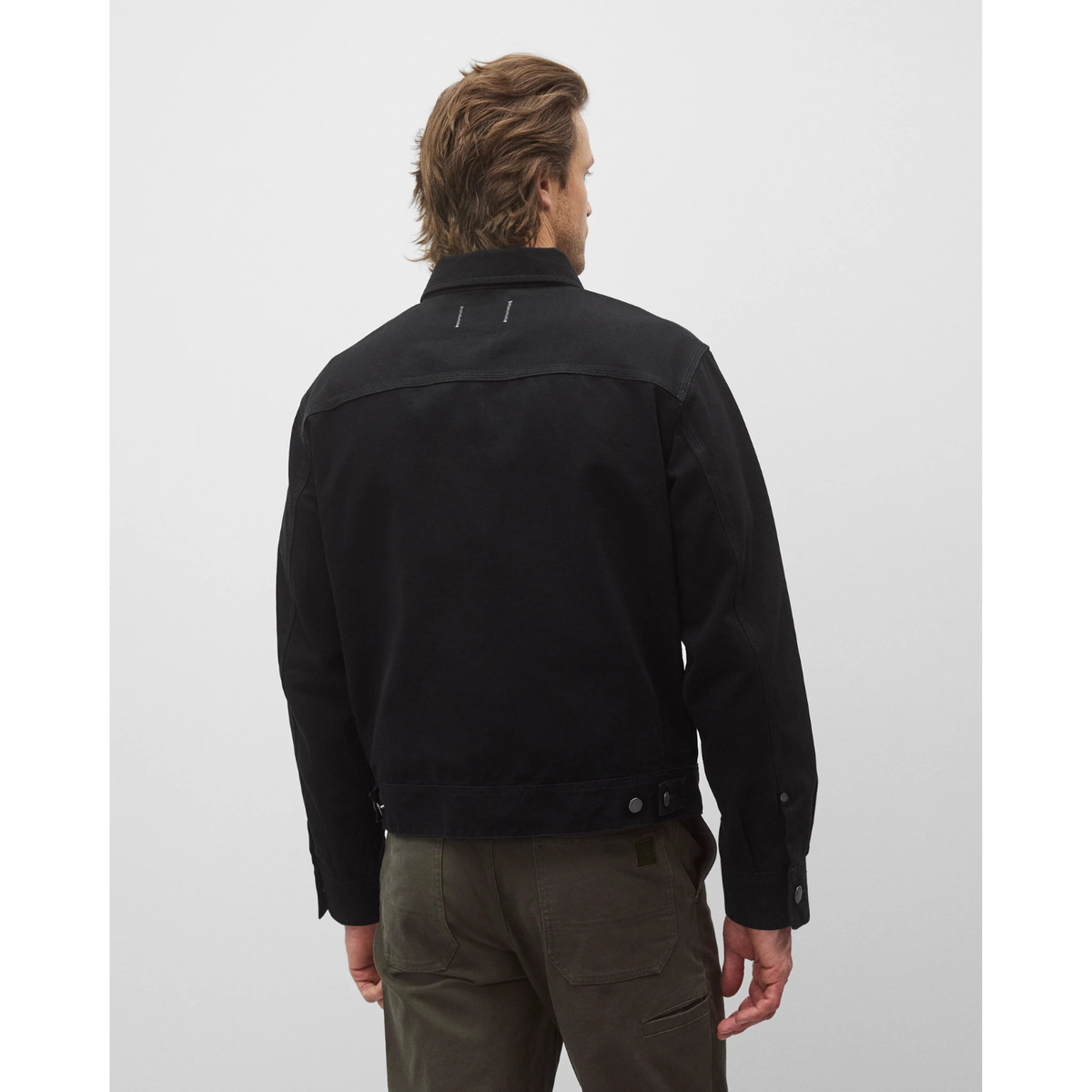 Cotton Canvas Grounds Jacket Black