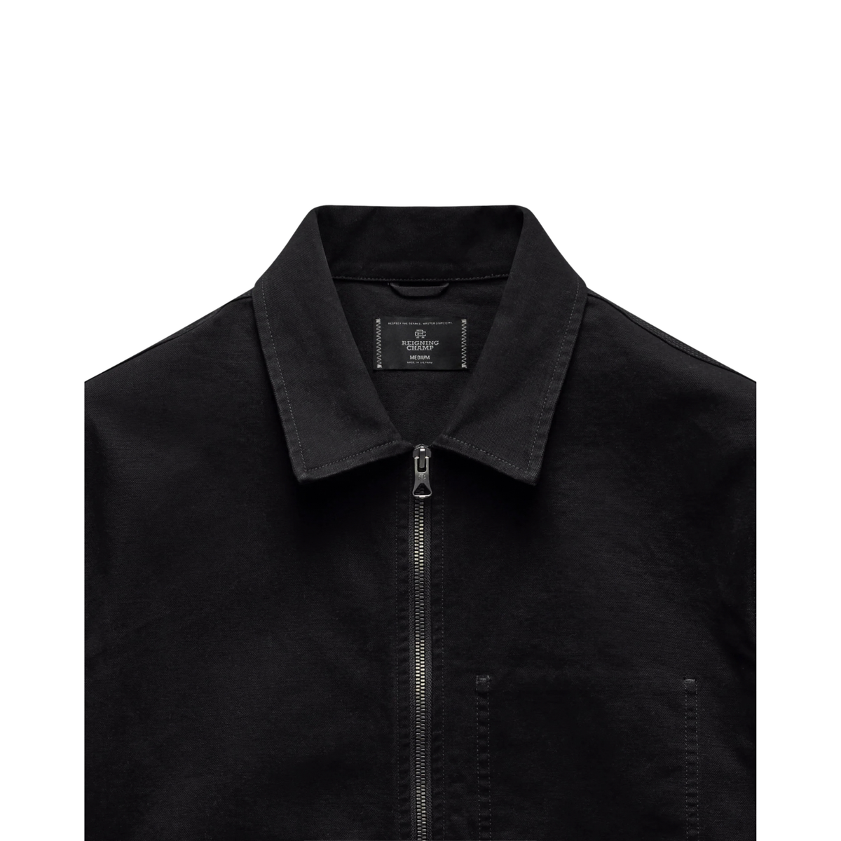Cotton Canvas Grounds Jacket Black