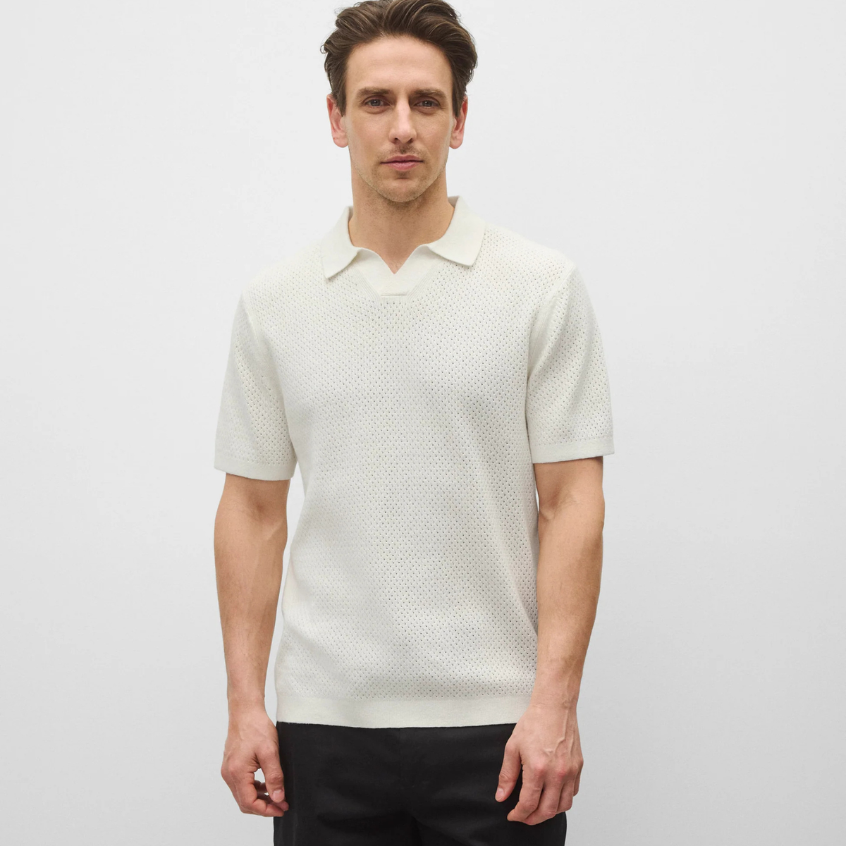 Cotton Linin Victor Polo Ivory