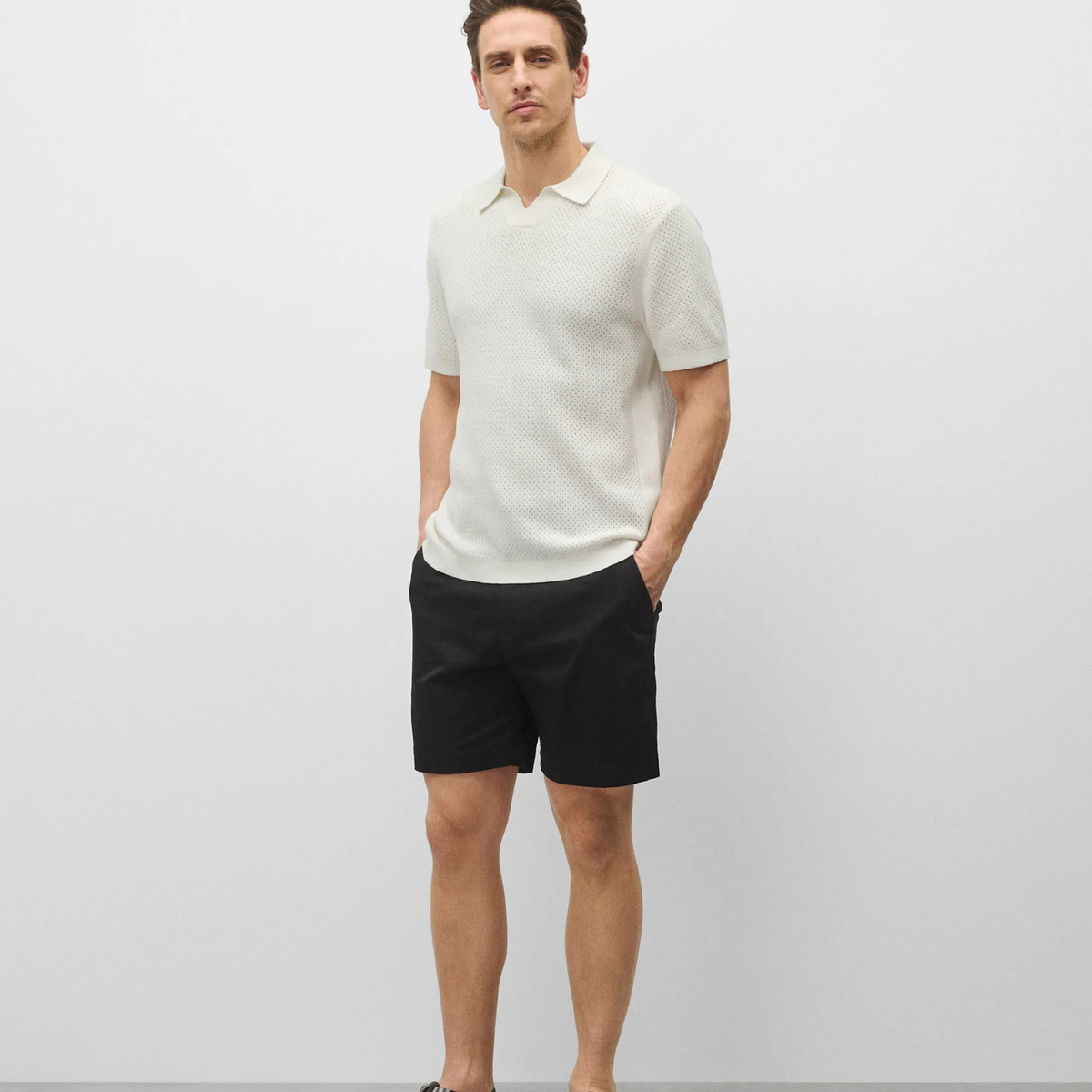 Cotton Linin Victor Polo Ivory