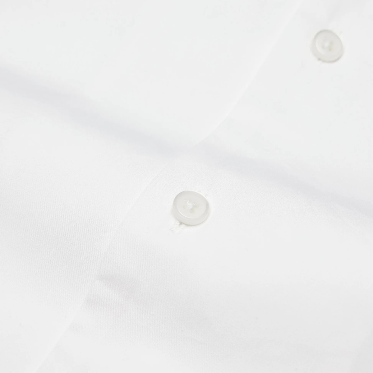 Cotton Poplin Palermo Relaxed Camp Shirt White