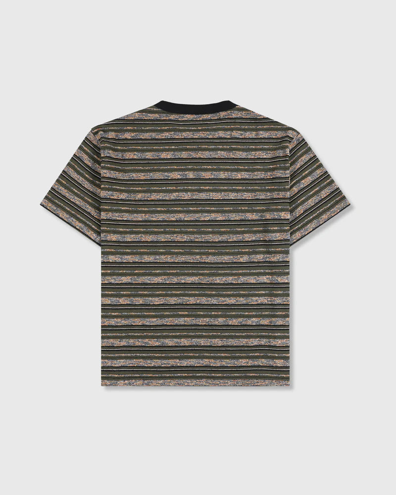 Pleasures Couture Stripe Shirt Dark Olive