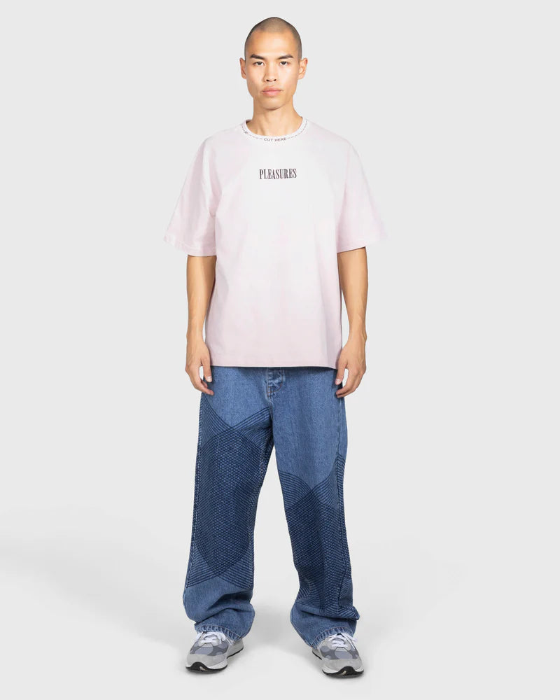 Pleasures Cut Here Heavyweight Shirt Pink