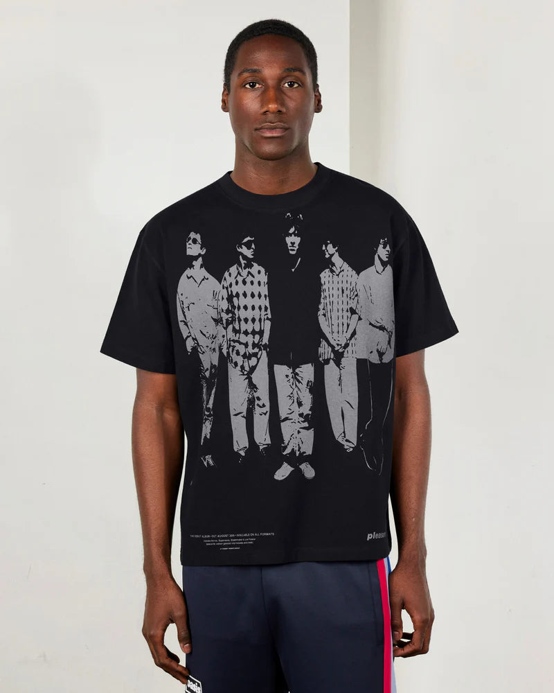 Pleasures Definitely Heavyweight Shirt Faded Black