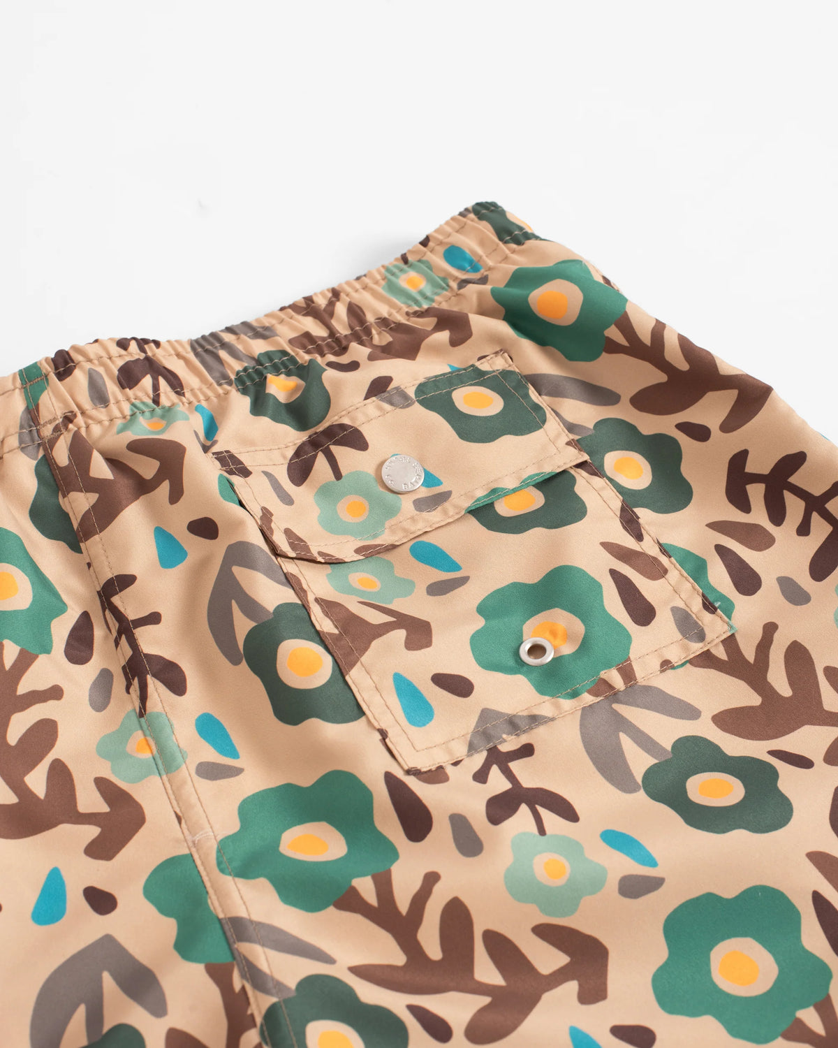 Bather Desert Meadow Swim Trunk Brown
