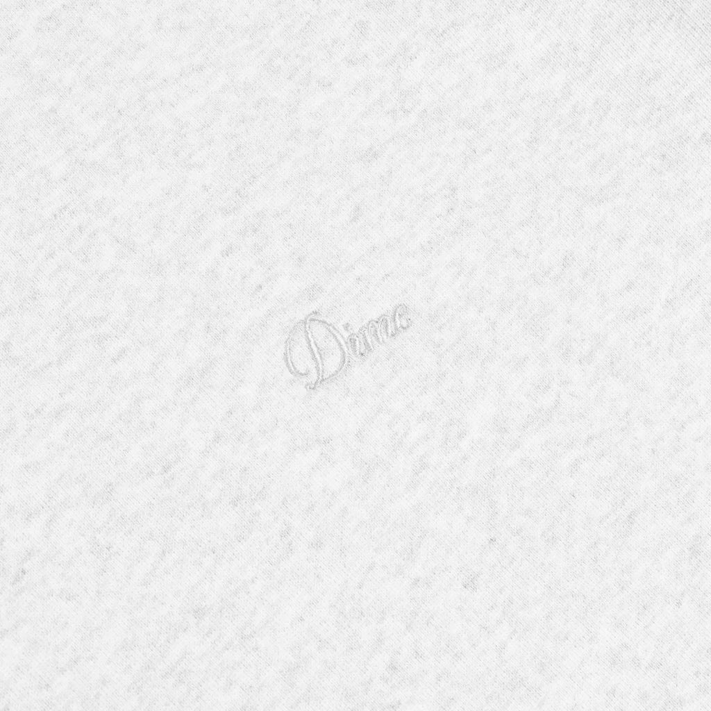Dime Cursive Small Logo Crewneck Ash