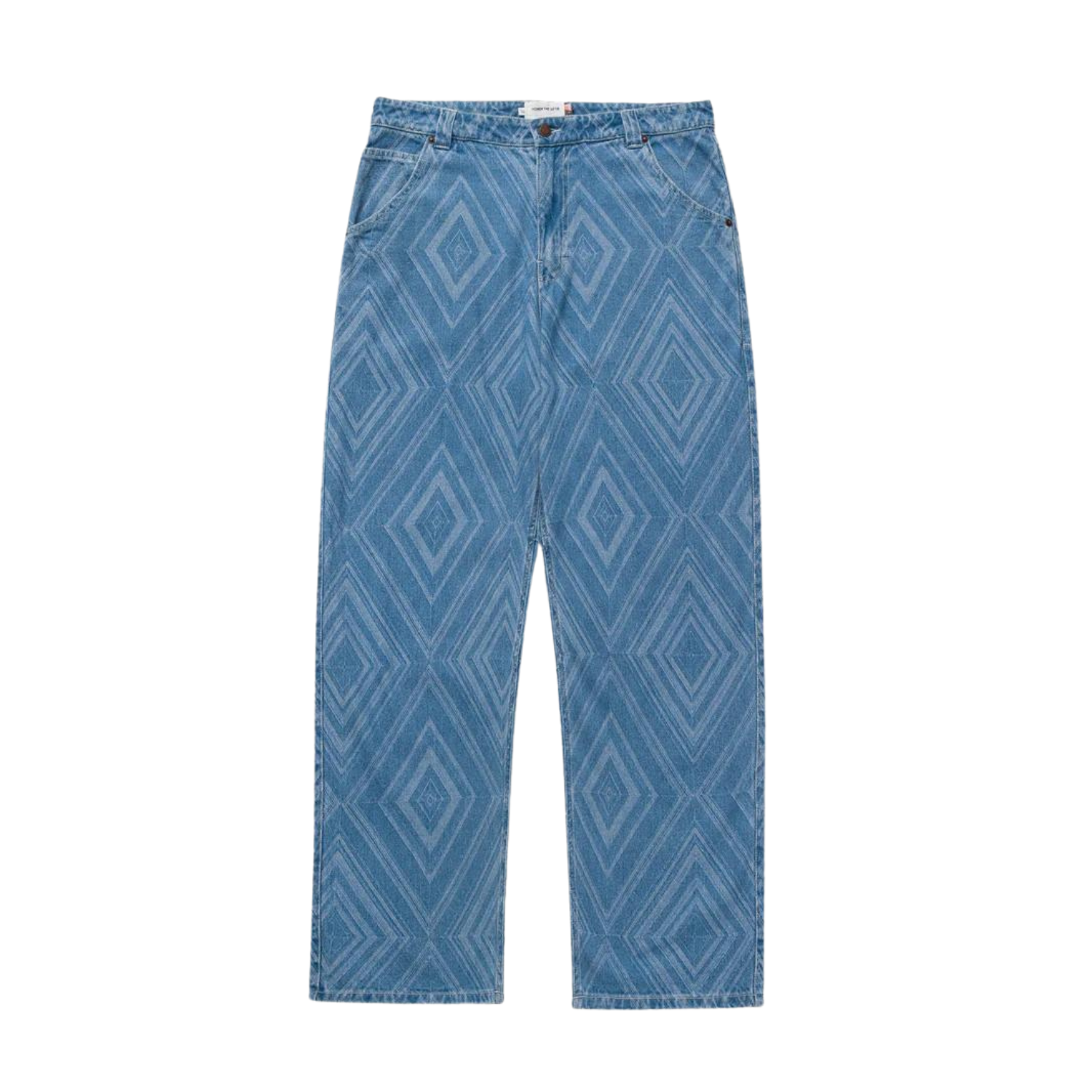GIDEAL clash lamé denim pants (indigo) 3 dime-classic-baggy-denim-pants