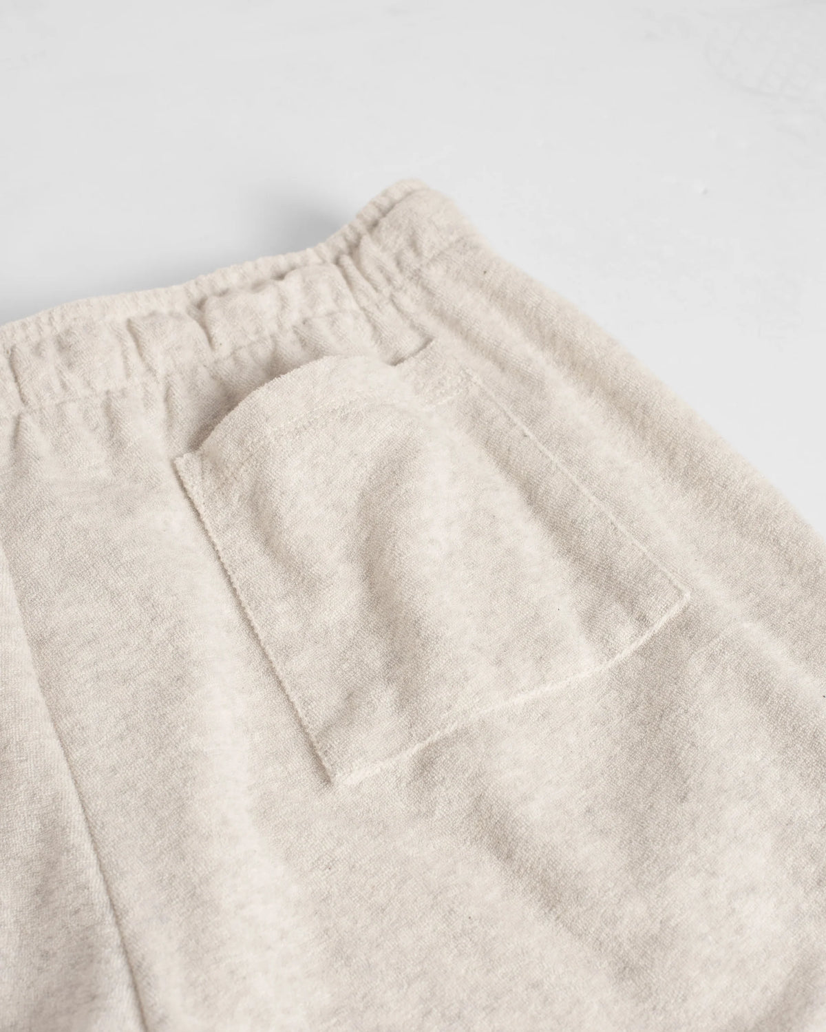 Bather Dove Terry Tour Short White