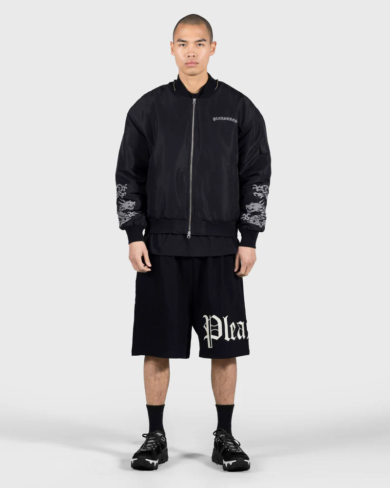 Pleasures Dragon Bomber Black
