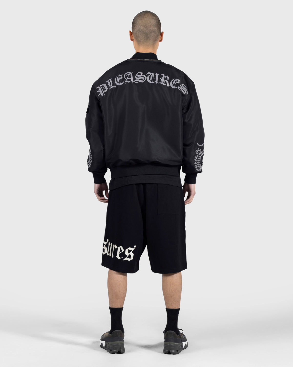 Pleasures OE Wide Shorts Black