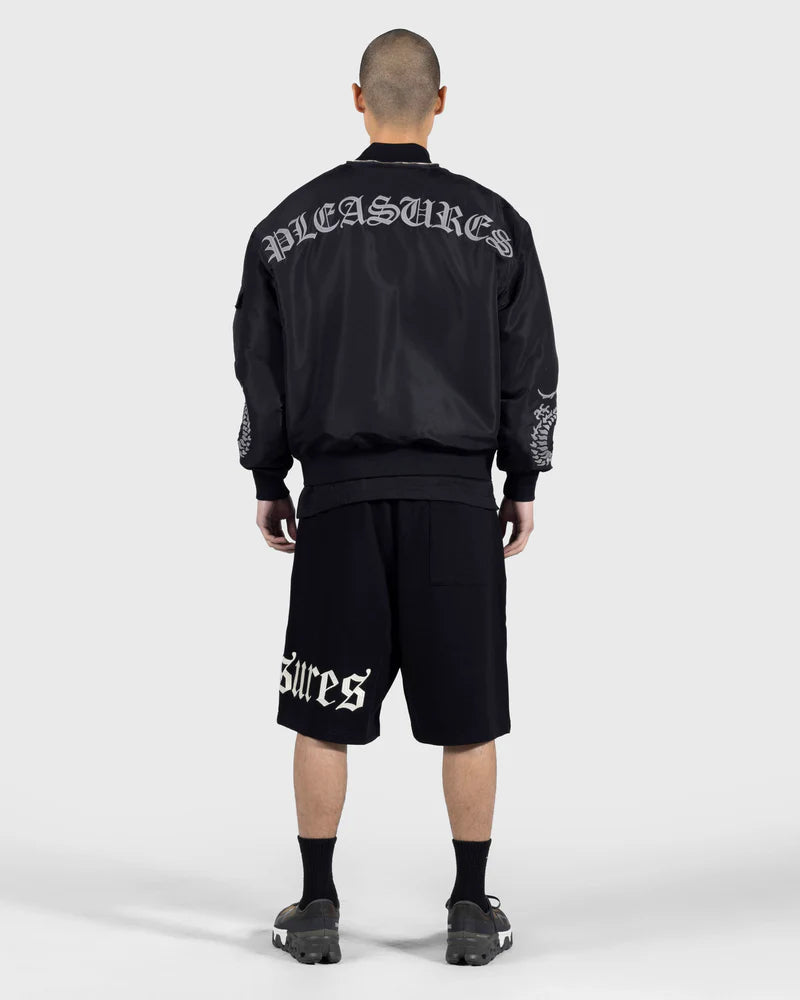 Pleasures Dragon Bomber Black