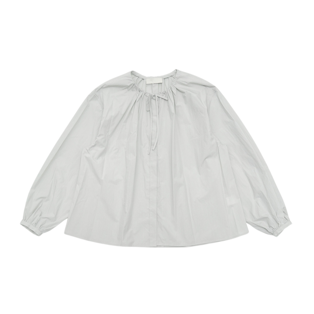 DRAWSTRING SHIRRING SHIRT