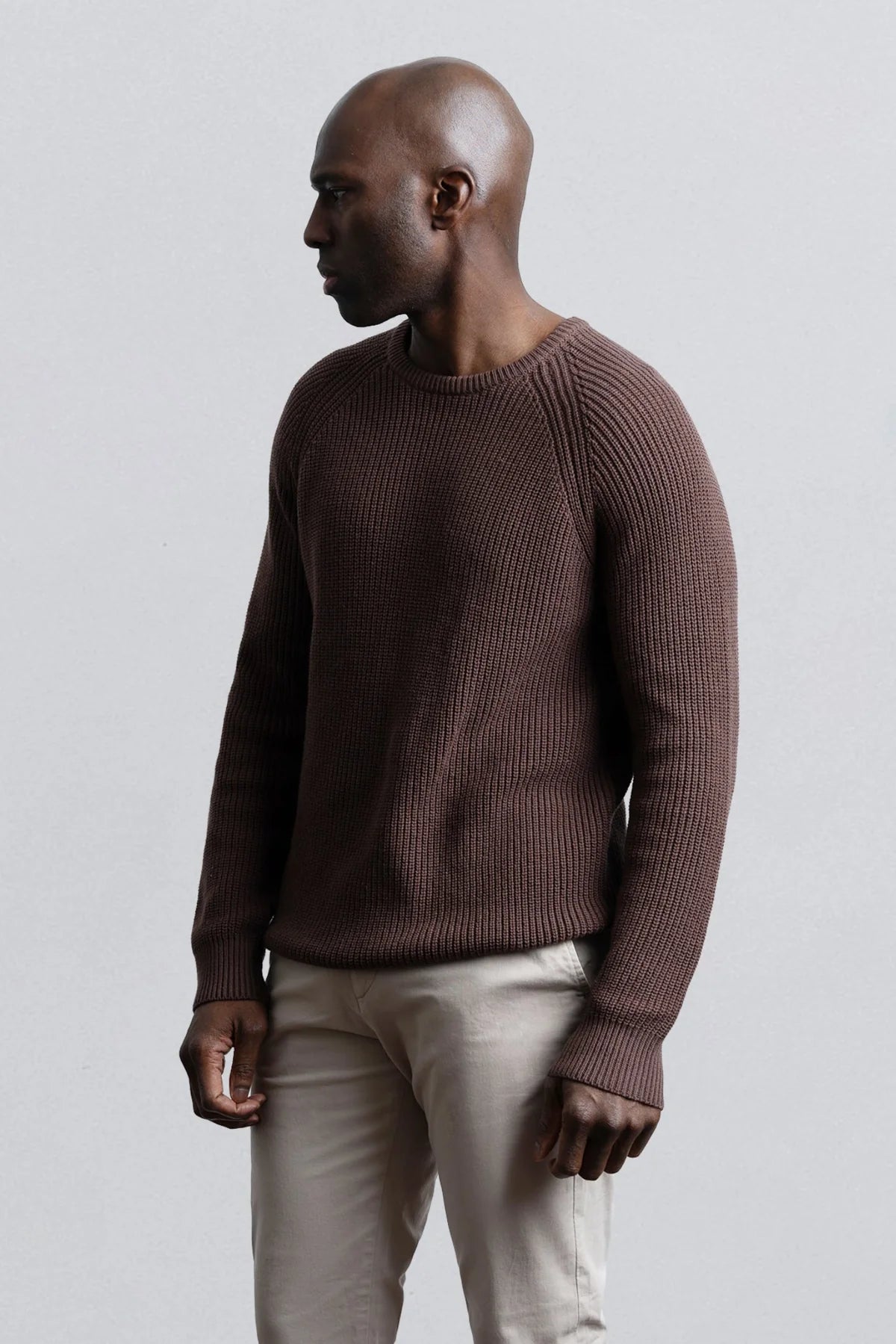 Champlain Fisherman Sweater Espresso