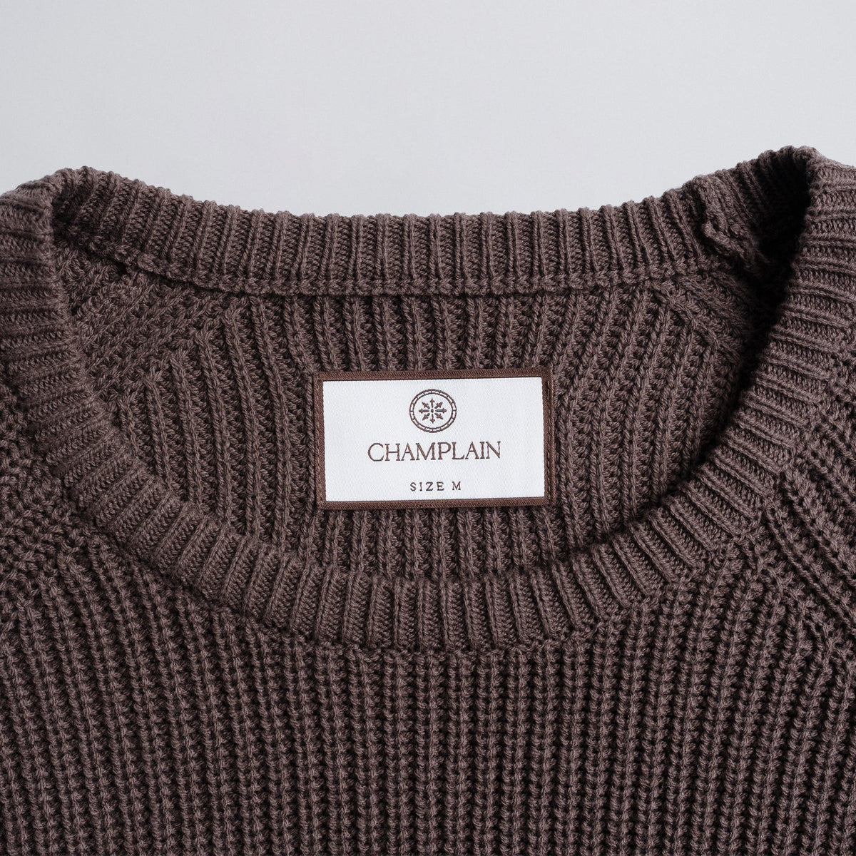 Champlain Fisherman Sweater Espresso