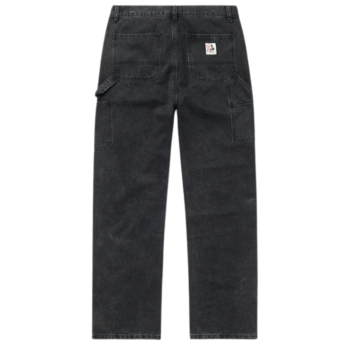 One of These Days Denim Double Knee Pants Black