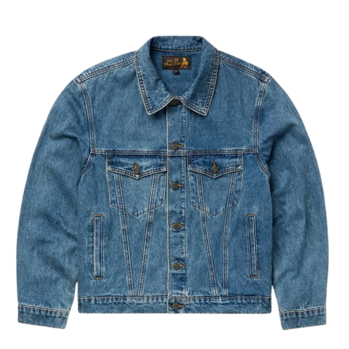 One of These Days Denim Trucker Jacket Washed Indigo
